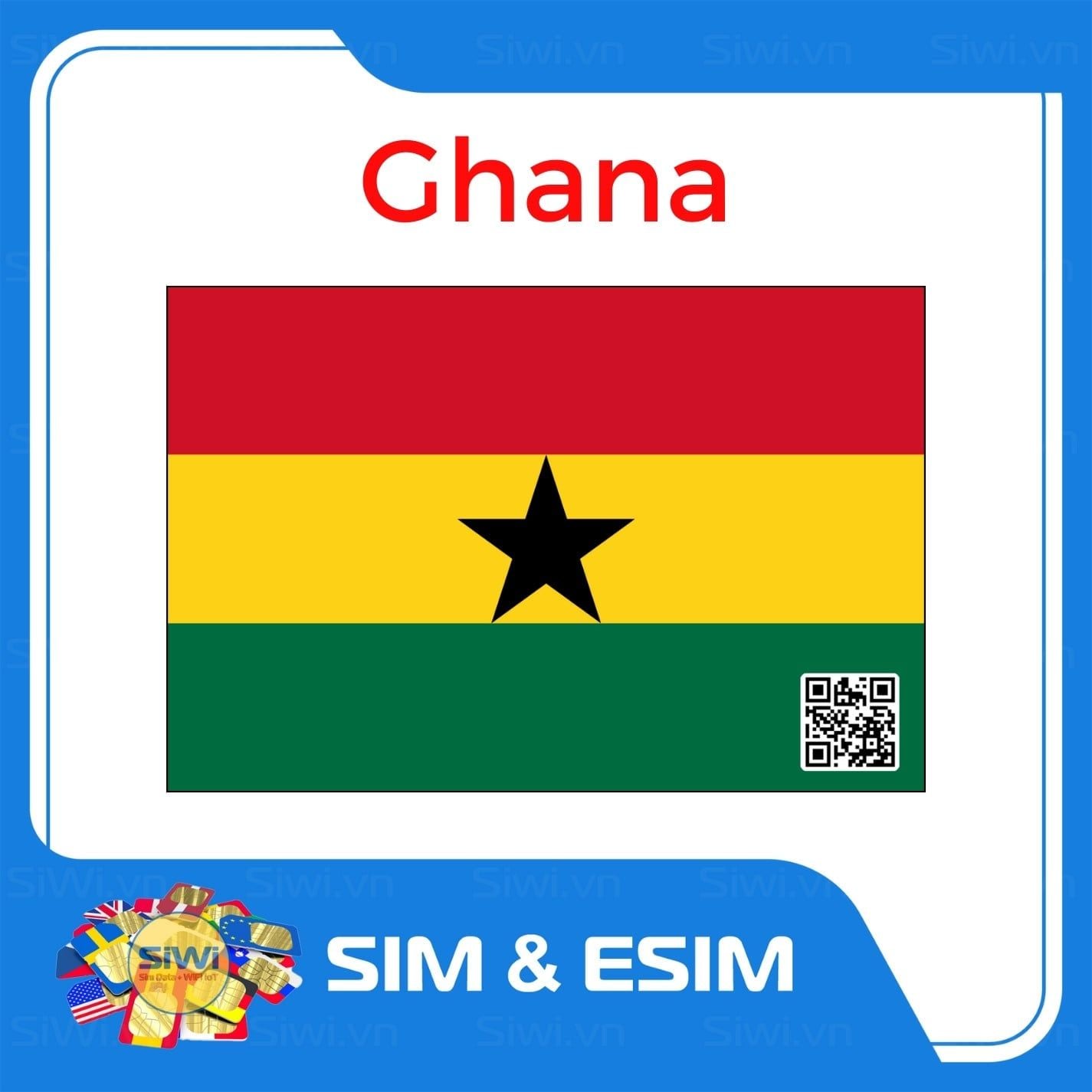  Sim Du Lịch Ghana 