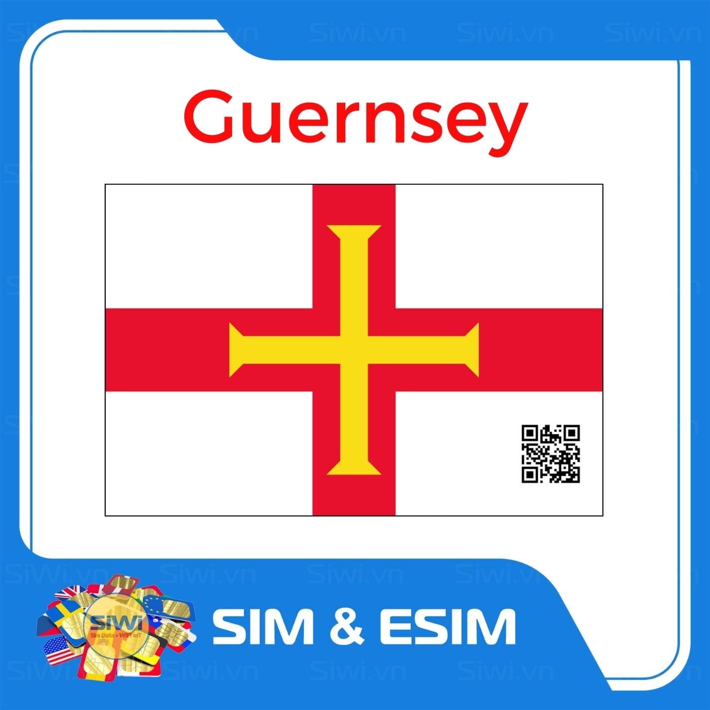  Sim Du Lịch Guernsey 