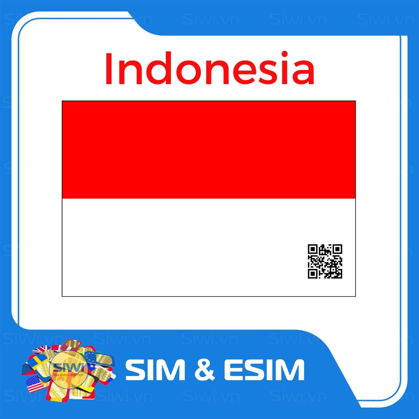 Sim Du Lịch Indonesia 