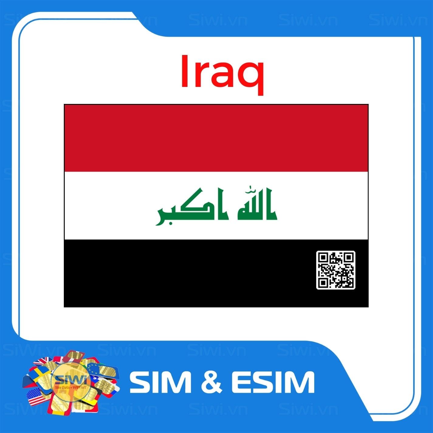  Sim Du Lịch Iraq 