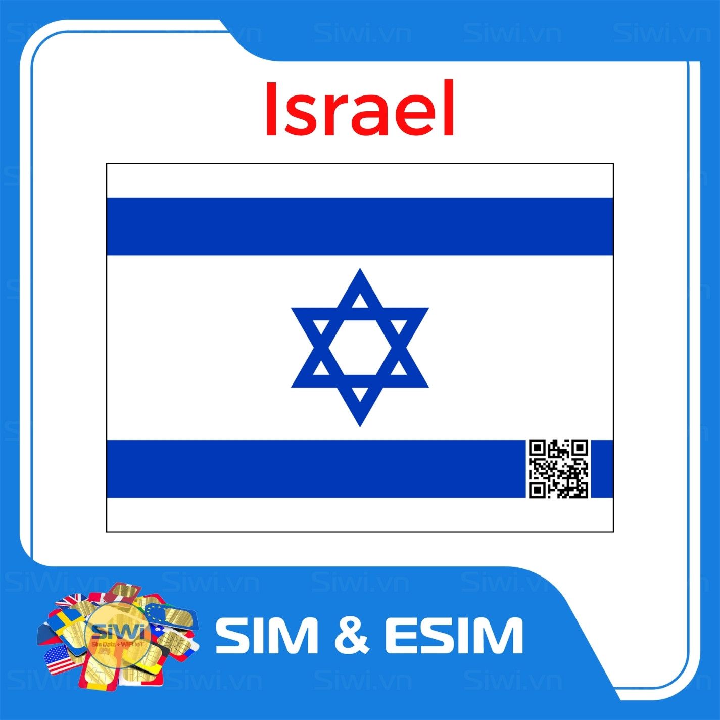  Sim Du Lịch Israel 