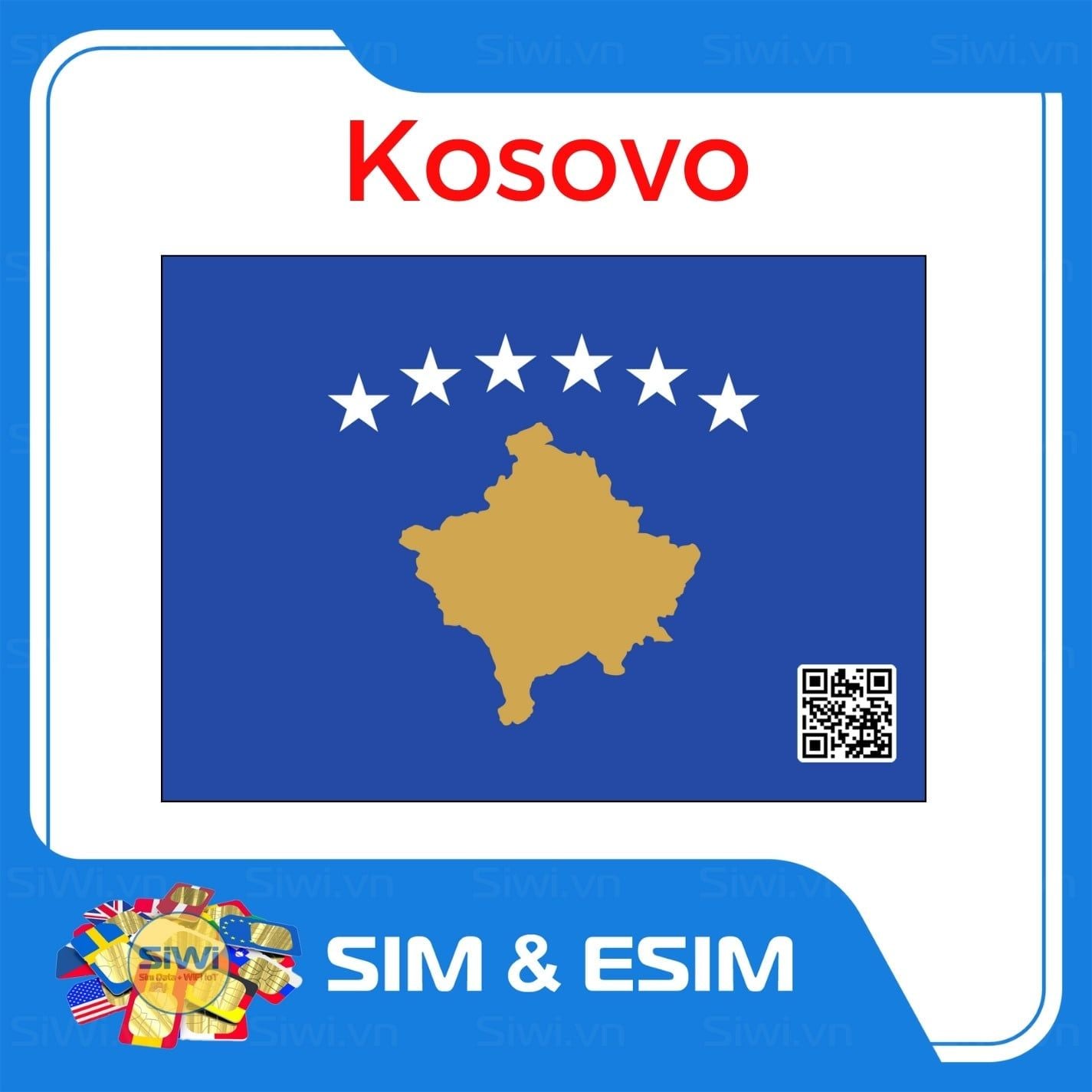  Sim Du Lịch Kosovo 