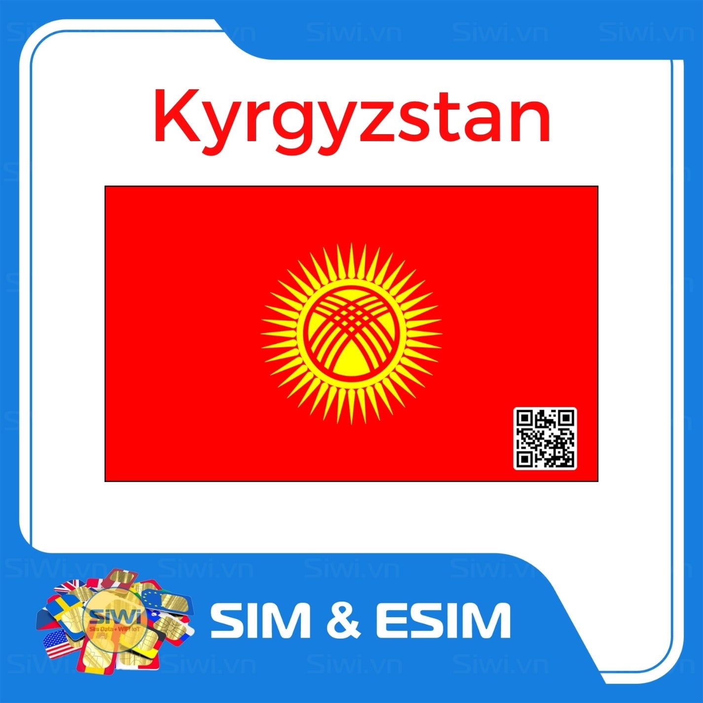  Sim Du Lịch Kyrgyzstan 