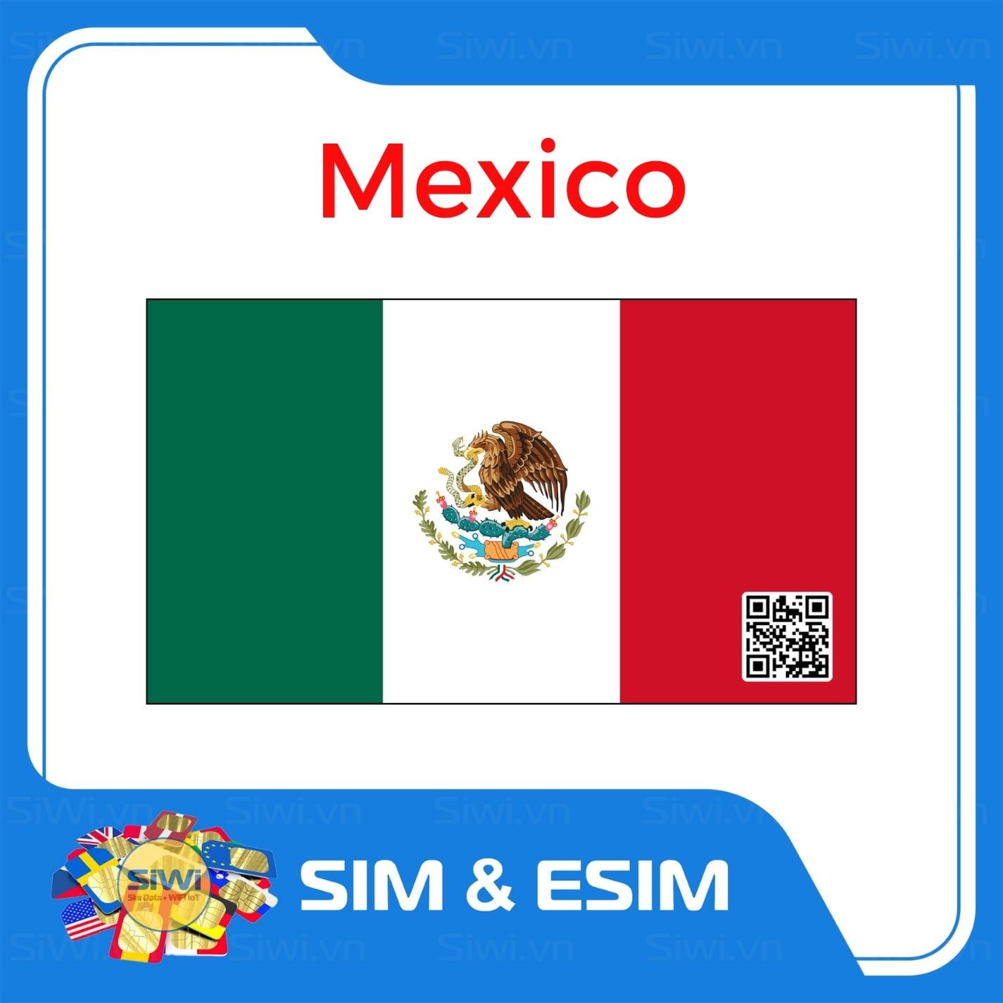  SIm Du Lịch Mexico 