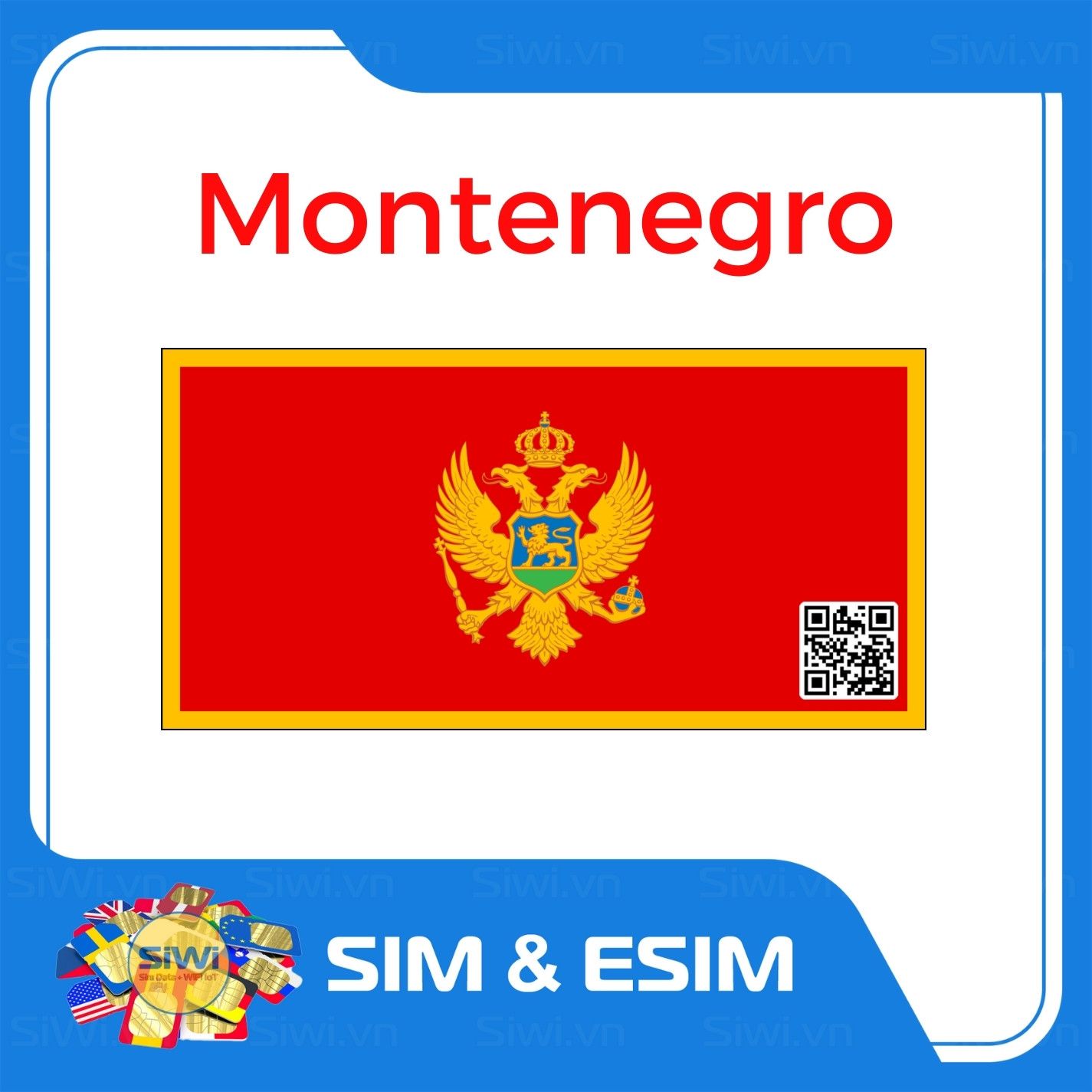  Sim Du Lịch Montenegro 