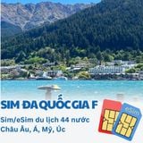  Sim Du Lịch 44 Nước Châu Âu, Á, Mỹ, Đại Dương Multi-region F 
