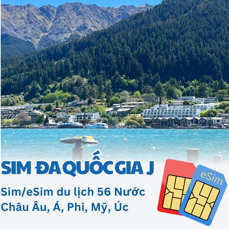  Sim Du Lịch 56 Nước Châu Âu, Á, Phi, Mỹ, Úc 