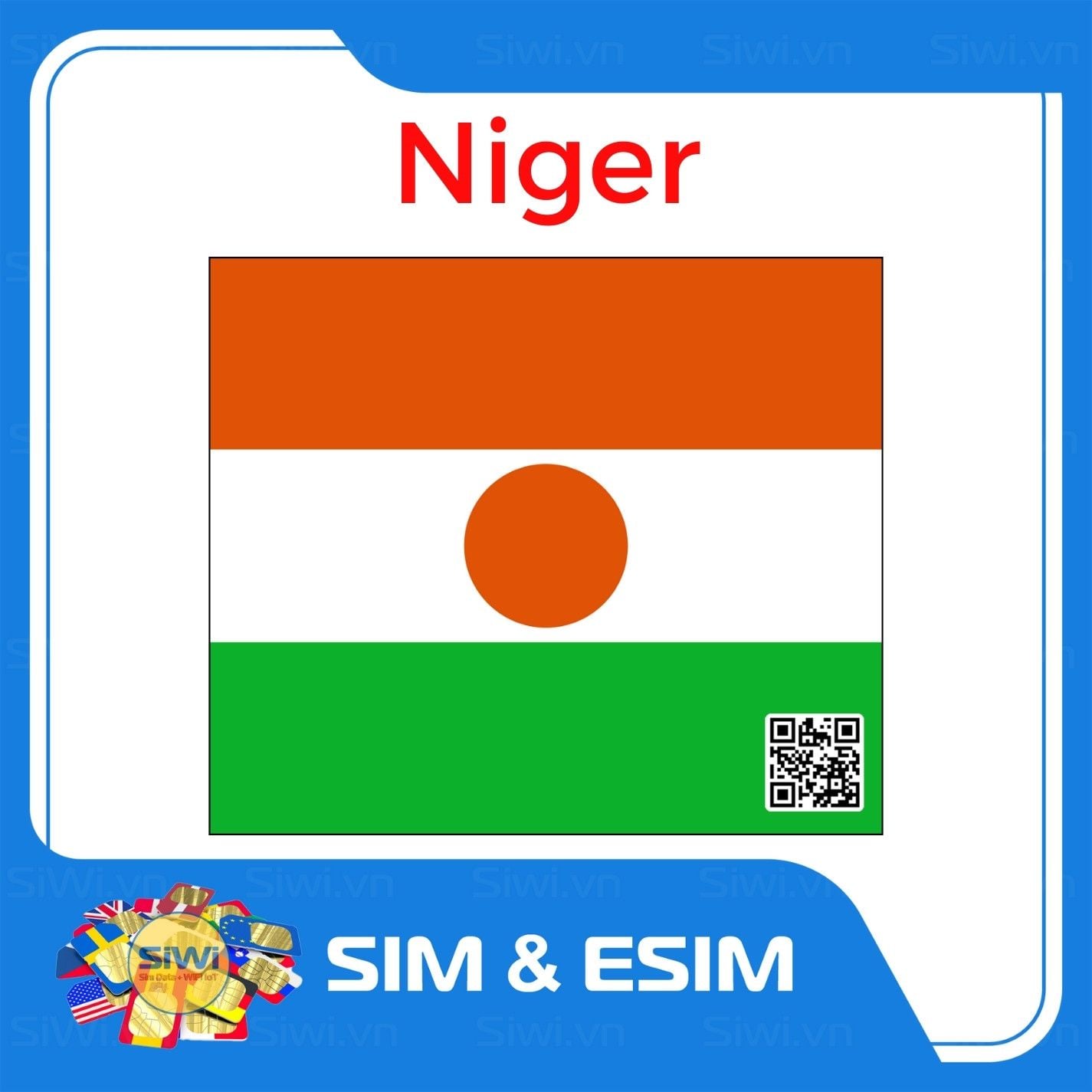  Sim Du Lịch Niger 