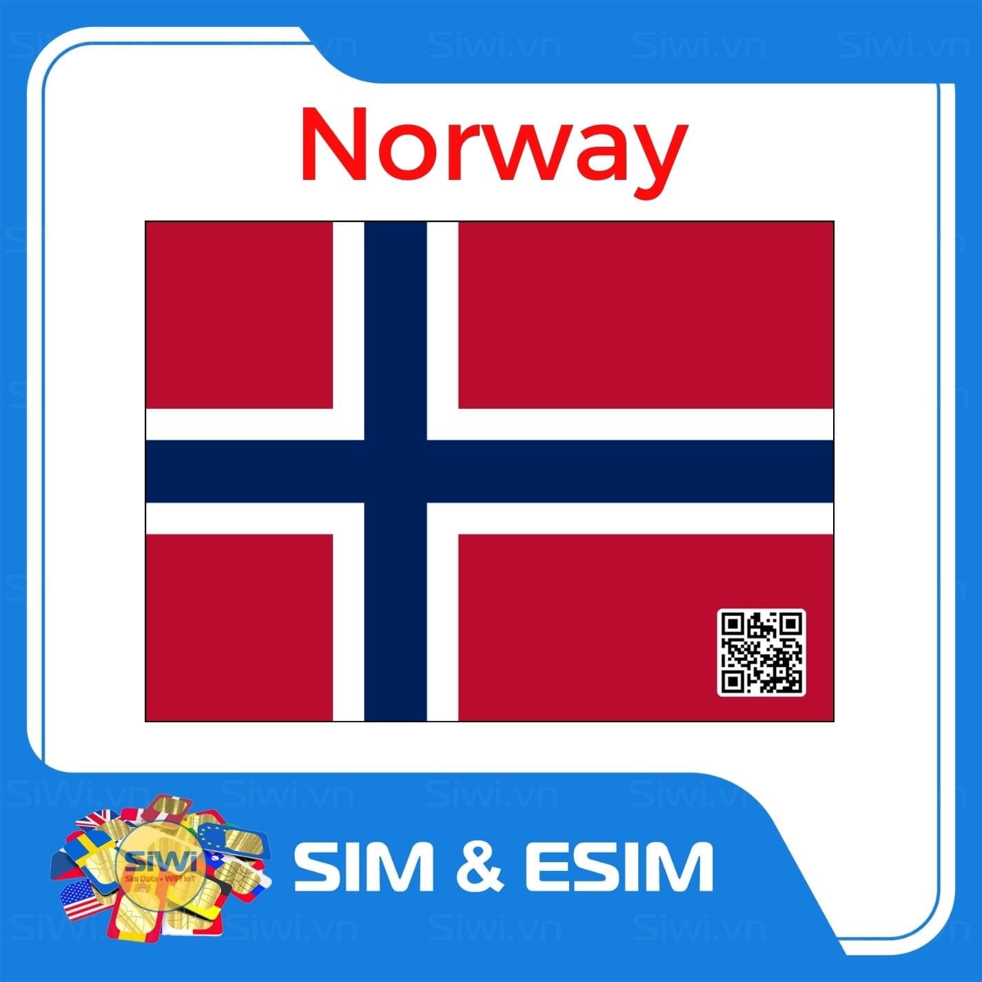  Sim Du Lịch Na Uy - Norway 