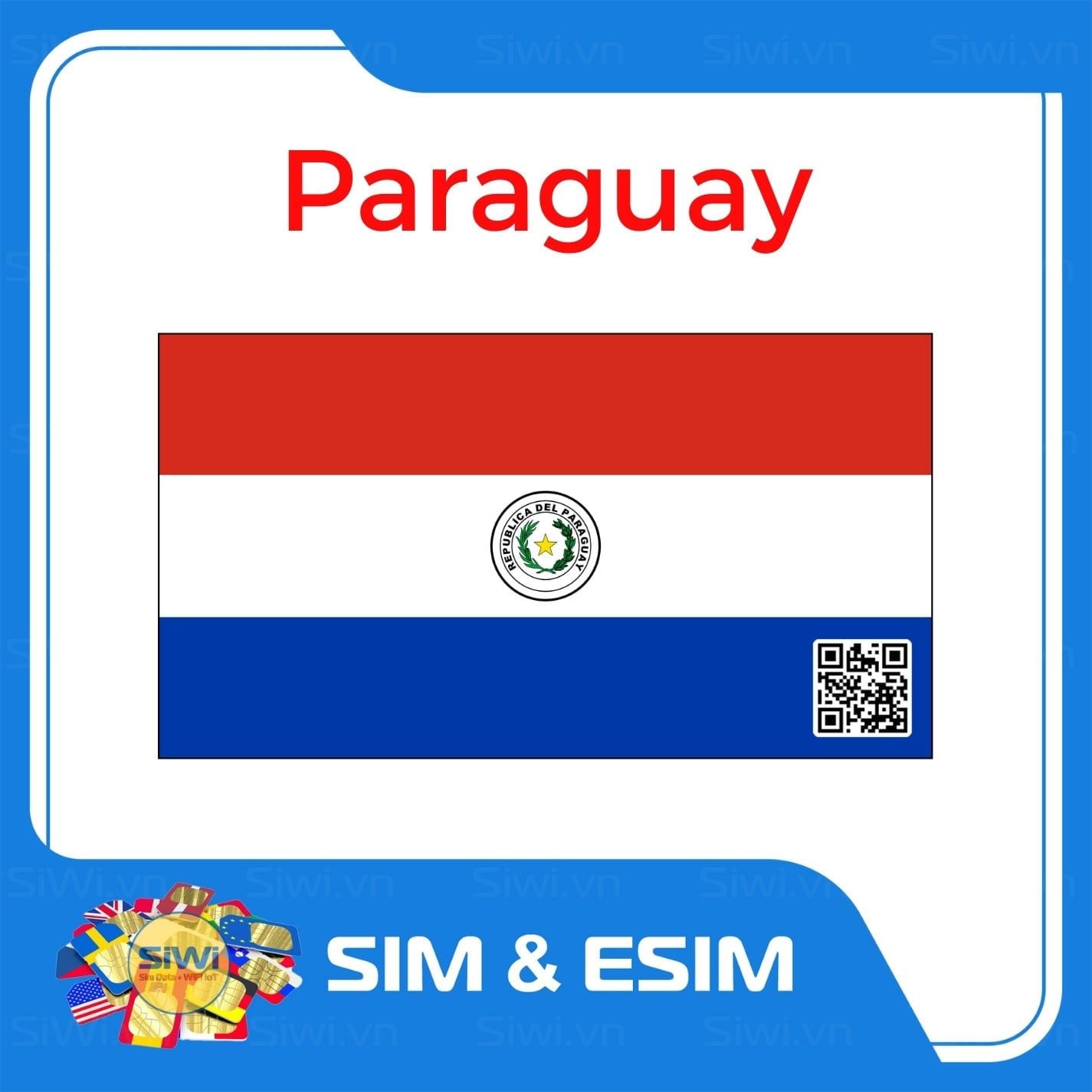  Sim Du Lịch Paraguay 
