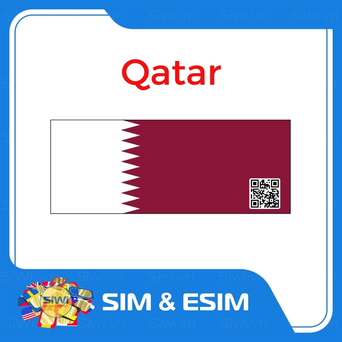  Sim Du Lịch Qatar 