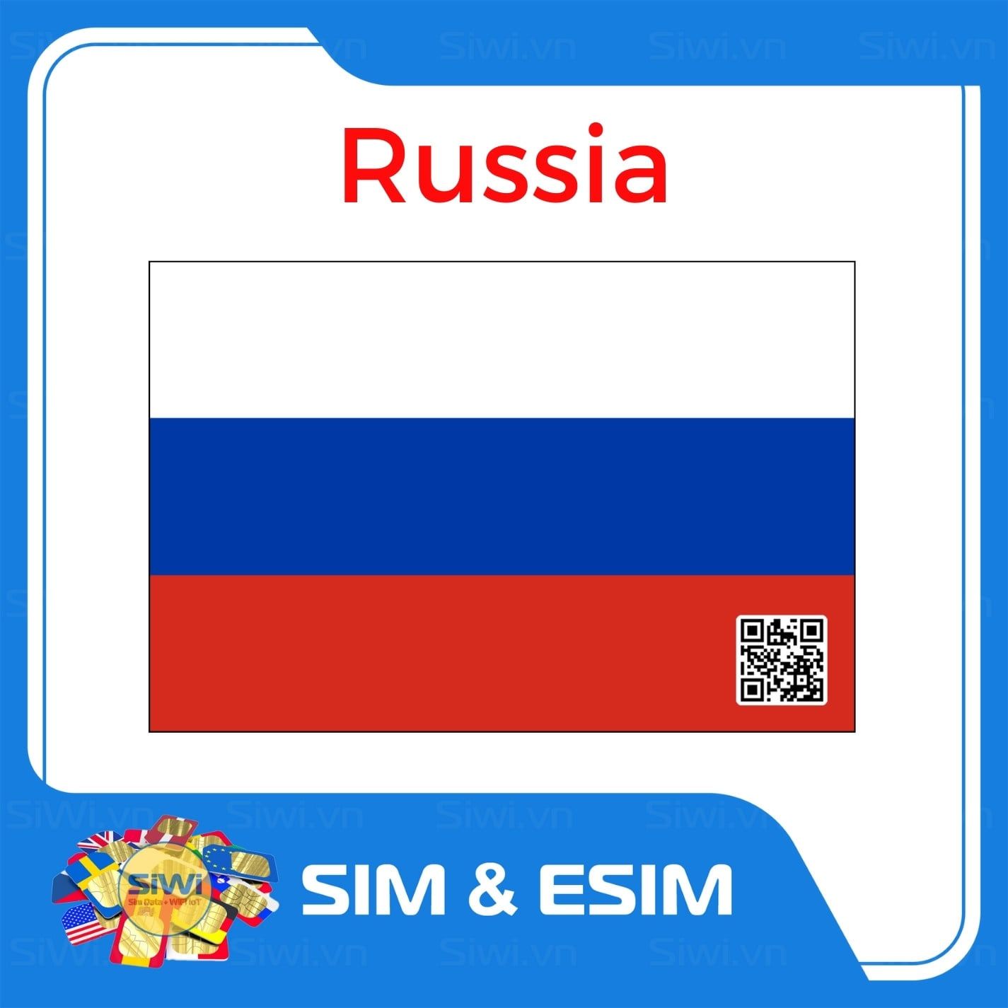  Sim Du Lịch Nga - Russia 