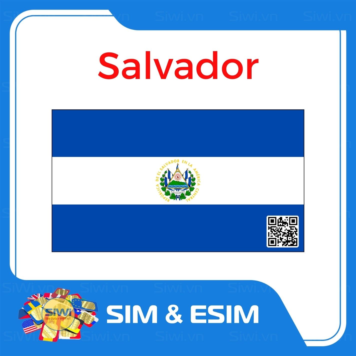  Sim Du Lịch El Salvador 