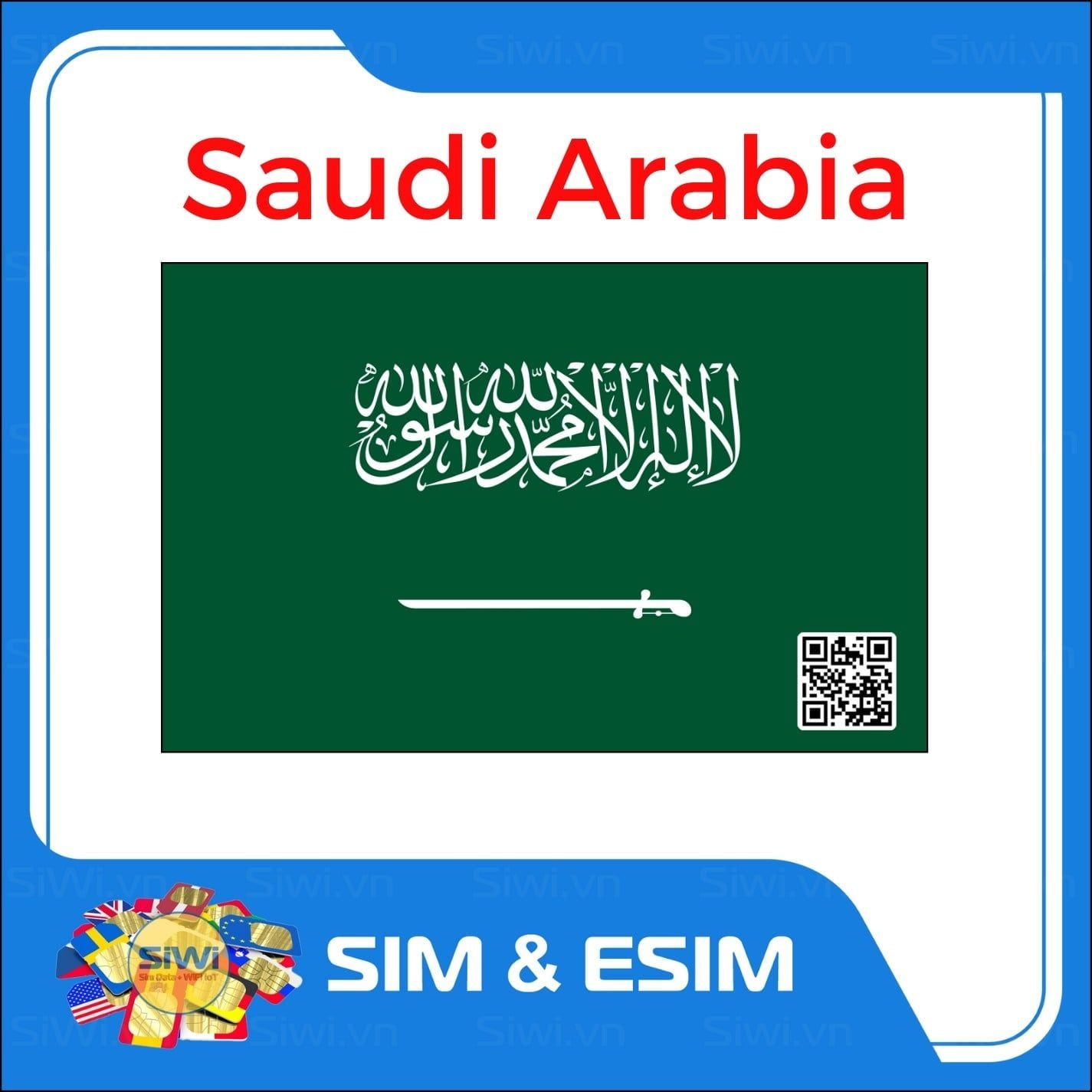  Sim Du Lịch Ả Rập Xê Út - Saudi Arabia 