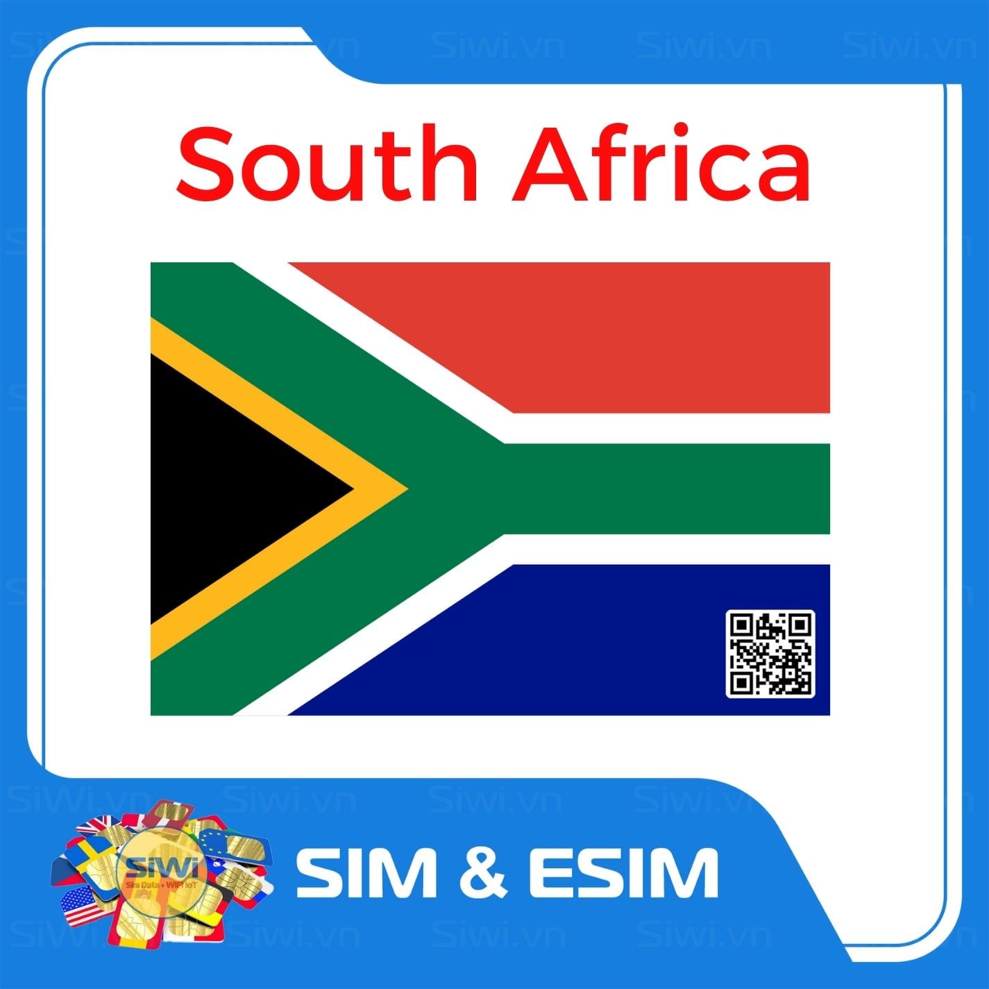  Sim Du Lịch Nam Phi - South Africa 