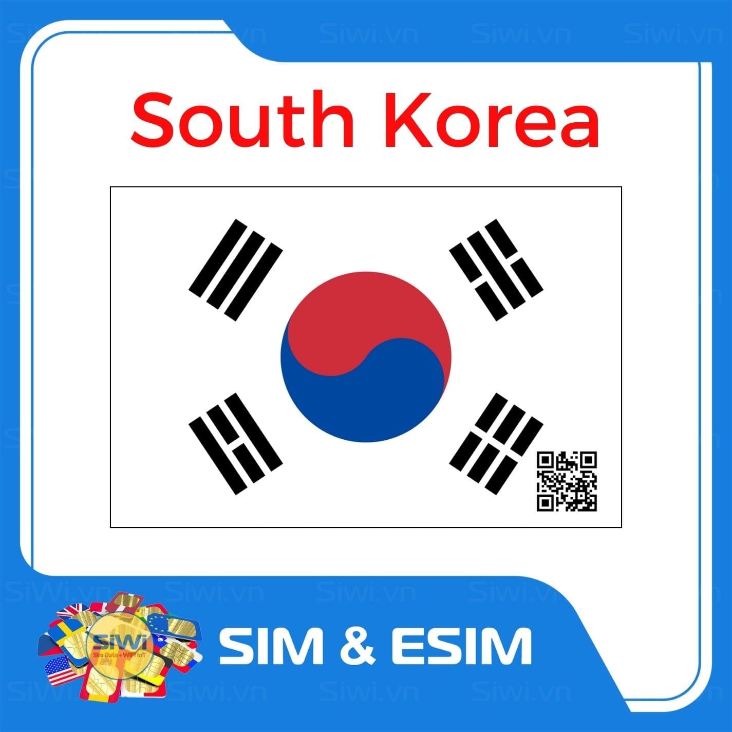  Sim Du Lịch Hàn Quốc - South Korea 