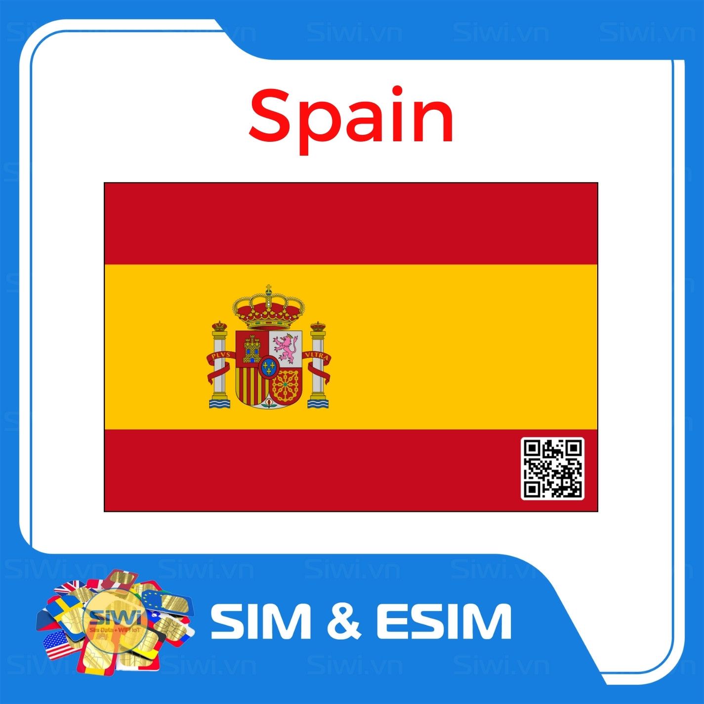  Sim Du Lịch Tây Ban Nha - Spain 
