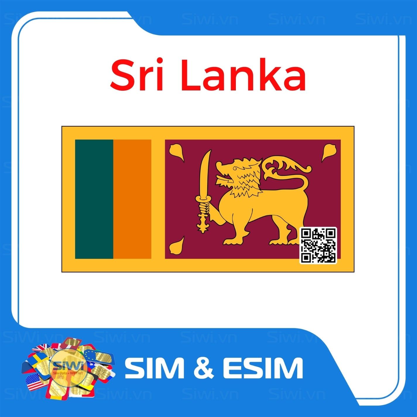  Sim Du Lịch Sri Lanka 