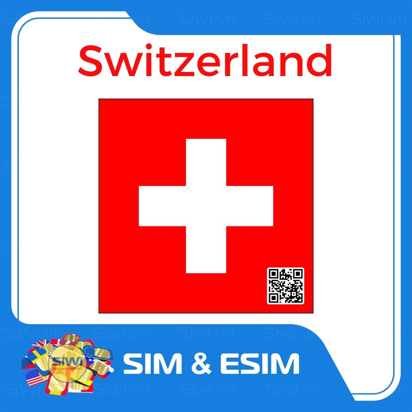  Sim Du Lịch Thụy Sĩ - Switzerland 