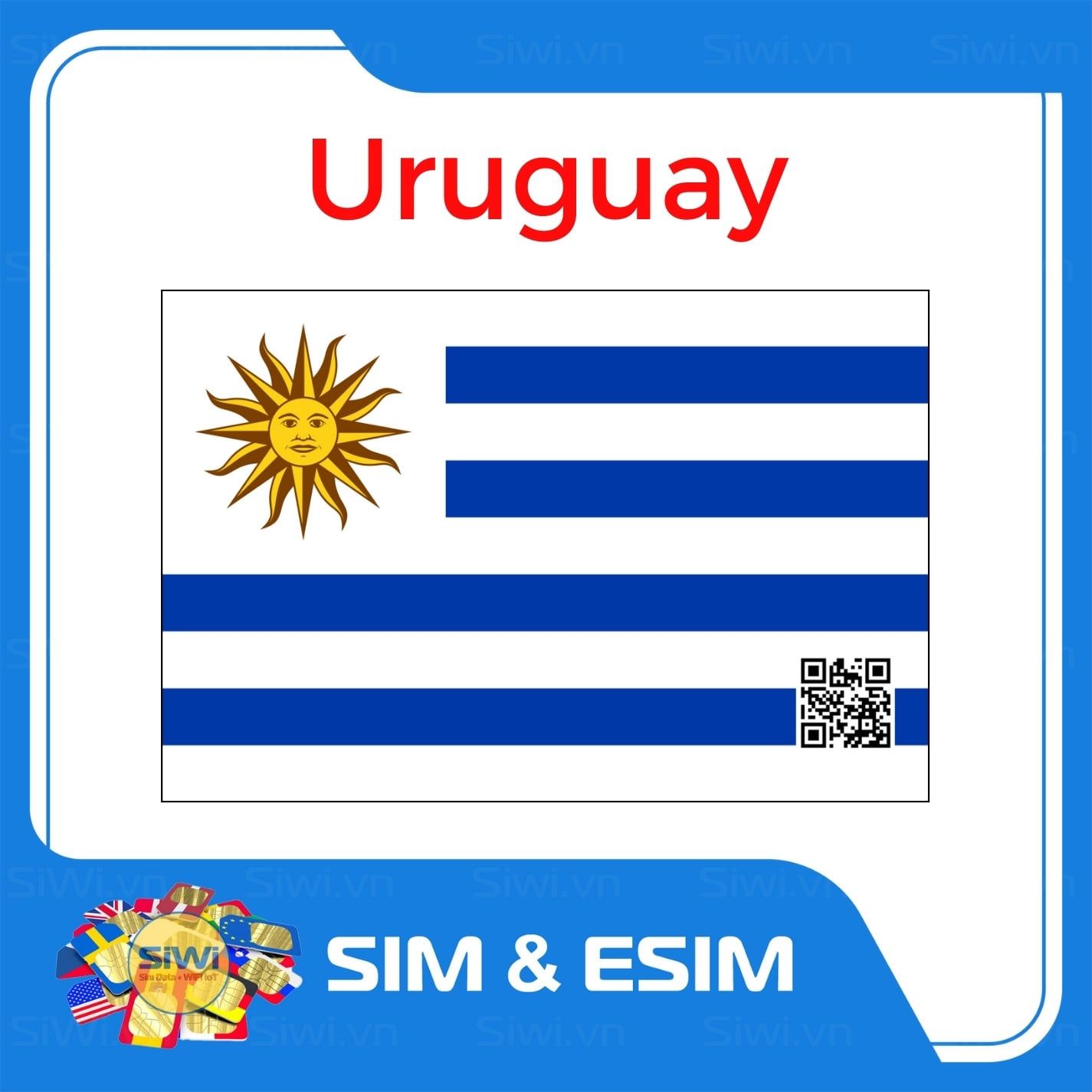  Sim Du Lịch Uruguay 