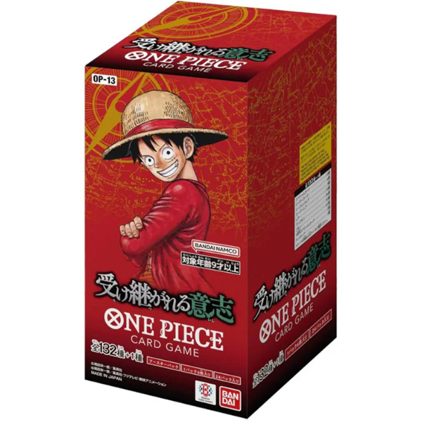 ONE PIECE Card Game Booster Box, Inherited Will OP-13 (Pack of 24