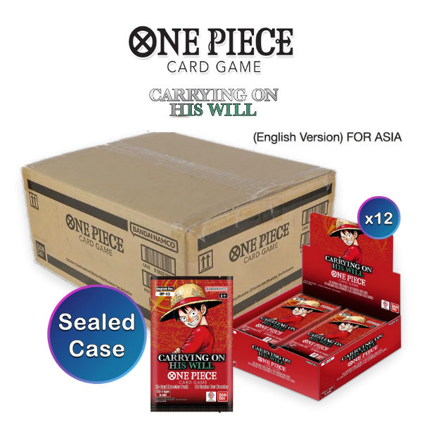 carrying on his will booster box case One Piece TCG: OP-13 The cards included in this release are more luxuriously designed than ever before One Piece TCG Carrying On