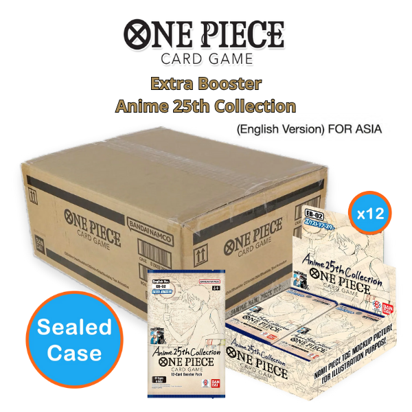 One Piece TCG: Anime 25th Collection - Extra Booster Box Case EB