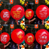  Bong bóng Tết, bóng bay siêu to khổng lồ size 100li in hình Tết 