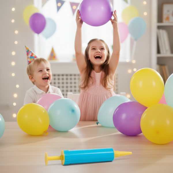  Dụng cụ bơm bong bóng cầm tay 2 kích cỡ 