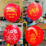  Bong bóng Tết, bóng bay siêu to khổng lồ size 100li in hình Tết 
