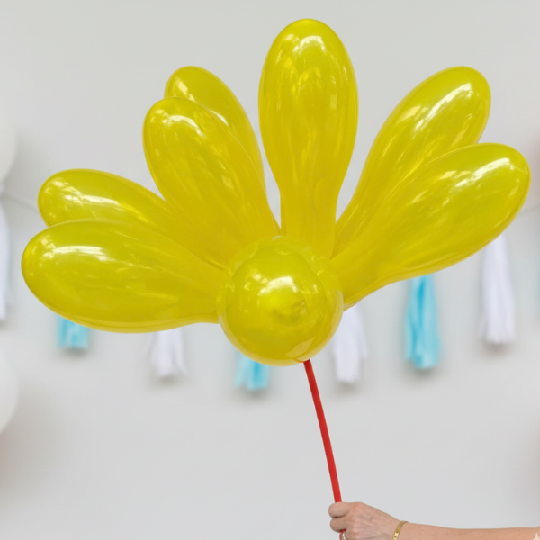  Bong bóng bí vàng trong, bóng bay phi tiêu - Trang trí hội chợ 