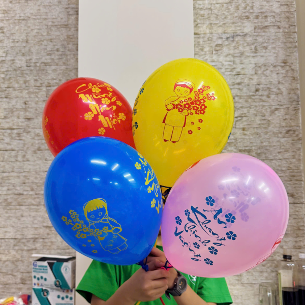  Bong bóng Tết 40li nhiều màu in sẵn giá sỉ tận gốc 