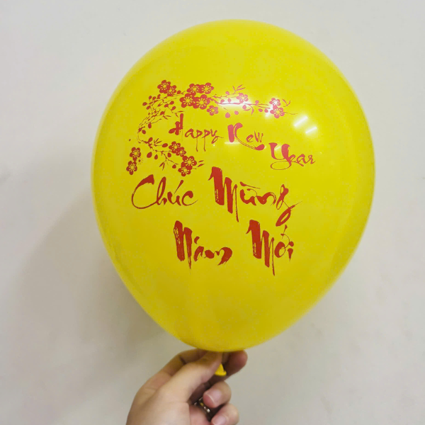  Bong bóng Tết 40li nhiều màu in sẵn giá sỉ tận gốc 