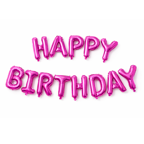  Set bóng chữ trang trí sinh nhật nhiều màu giá sỉ 