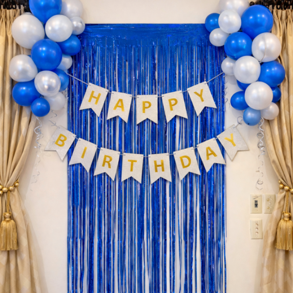  Rèm kim tuyến nhiều màu trang trí sinh nhật giá sỉ 