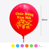  Bong bóng Tết, bóng bay siêu to khổng lồ size 100li in hình Tết 