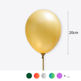  Bóng bay tròn nhũ chuyên sỉ nhiều màu nhỏ 20cm R6- Phụ kiện sinh nhật 