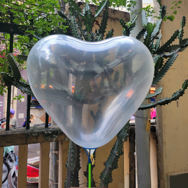  Bong bóng trang trí hình trái tim lớn 27cm H10 - Trang trí sự kiện, sinh nhật 