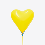 Bong bóng trang trí hình trái tim nhỏ 18cm H7  - Bóng bay trang trí tiệc 
