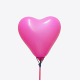  Bong bóng trang trí hình trái tim nhỏ 18cm H7  - Bóng bay trang trí tiệc 