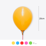  Bong bóng tròn size nhỏ 20cm nhiều màu giá sỉ R6 