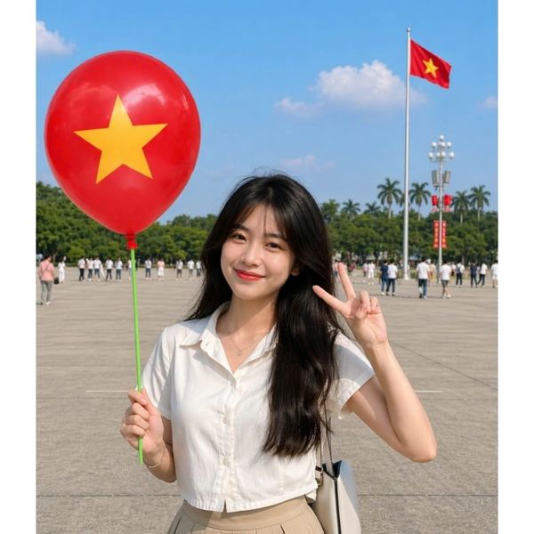  Bong bóng ngôi sao Việt Nam trang trí lễ 30/4 - 1/5 và 2/9 chuyên sỉ lẻ bong bóng Thanh Dung 
