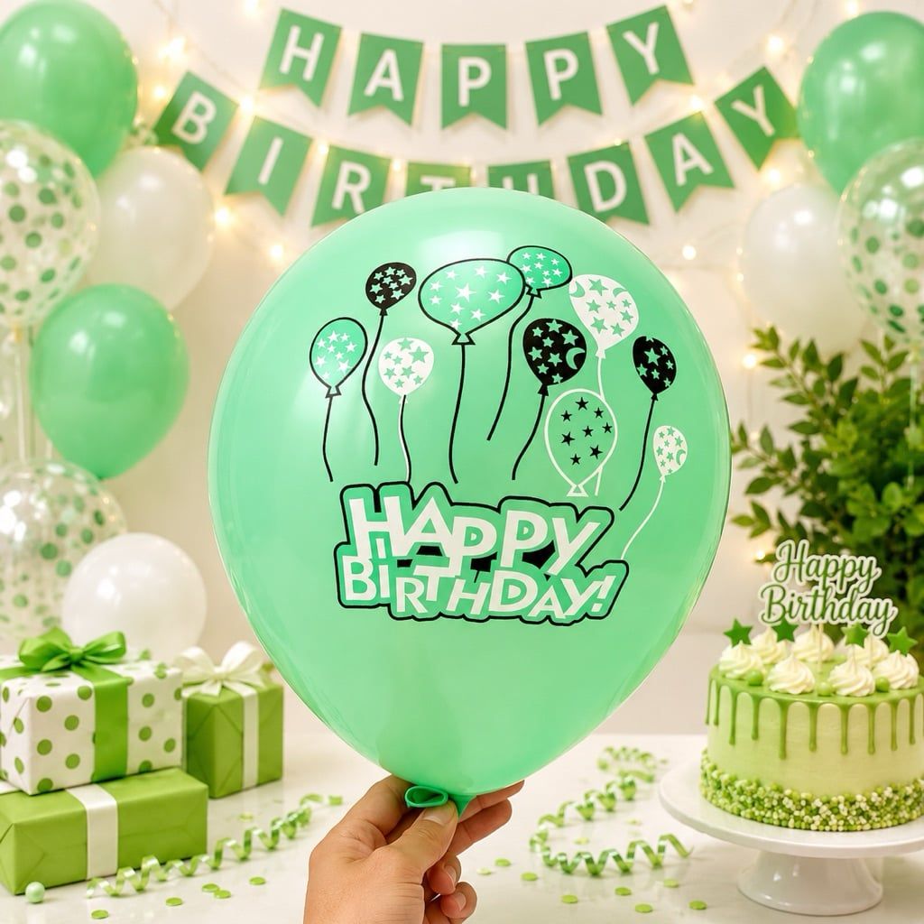  Bóng Bay Sinh Nhật 9 Inch 2.3g Cao Cấp Đủ Màu | [Bong Bóng Thanh Dung] 