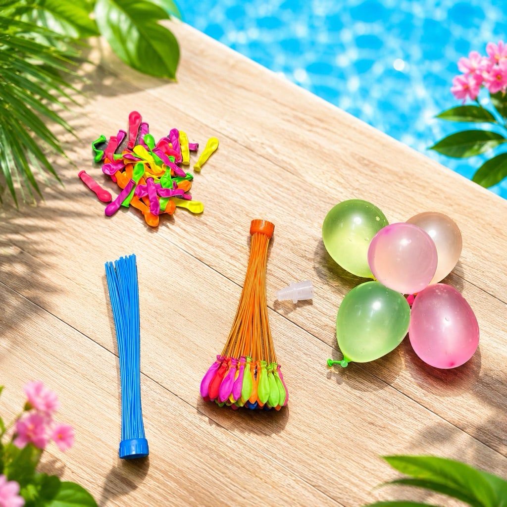  Bóng Nước Tự Buộc Thông Minh 111 Bóng Kèm Đầu Nối Vòi Nước. 