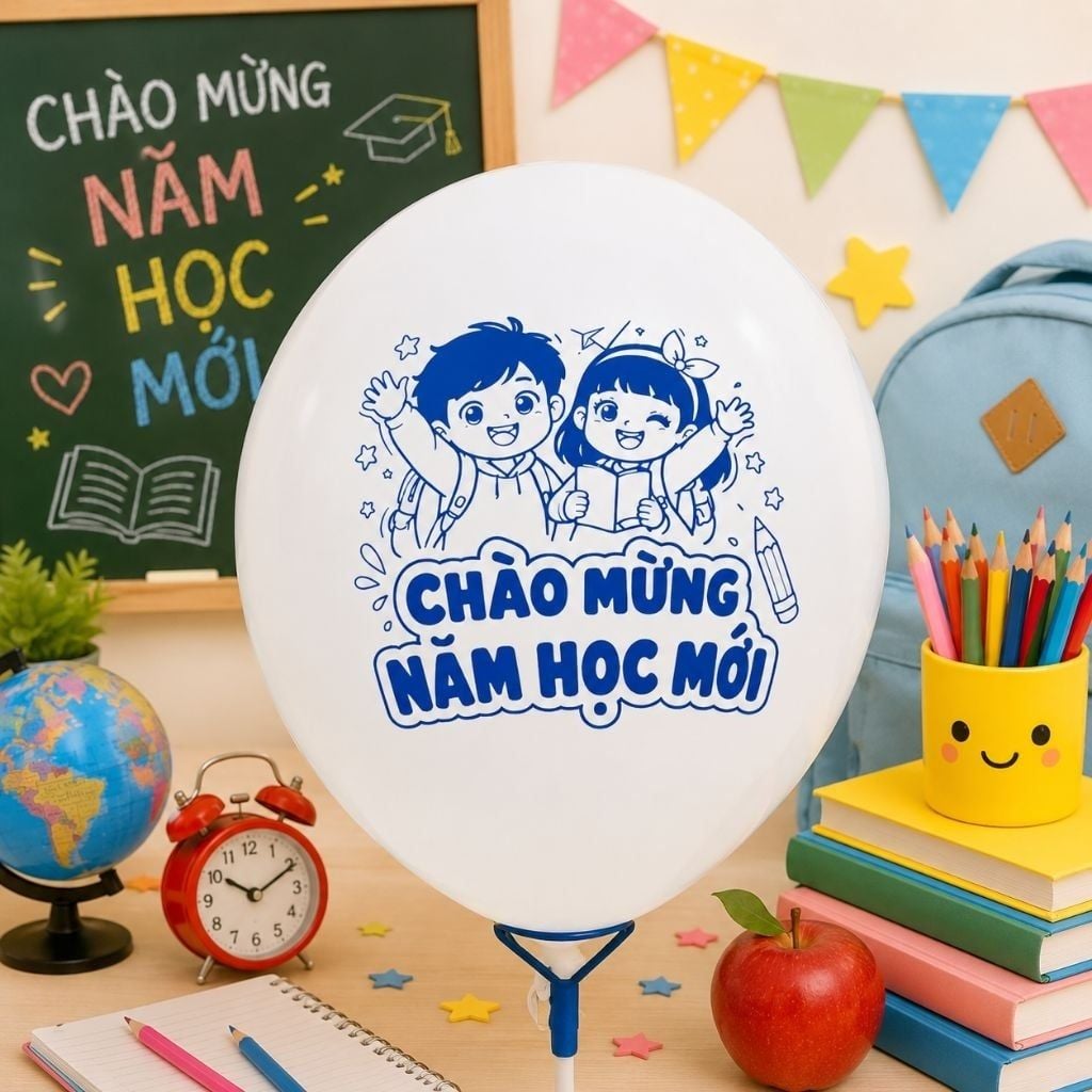  Bóng Bay Khai Giảng In Chữ Back To School Dày Dặn Giá Tốt | [Bong Bóng Thanh Dung] 