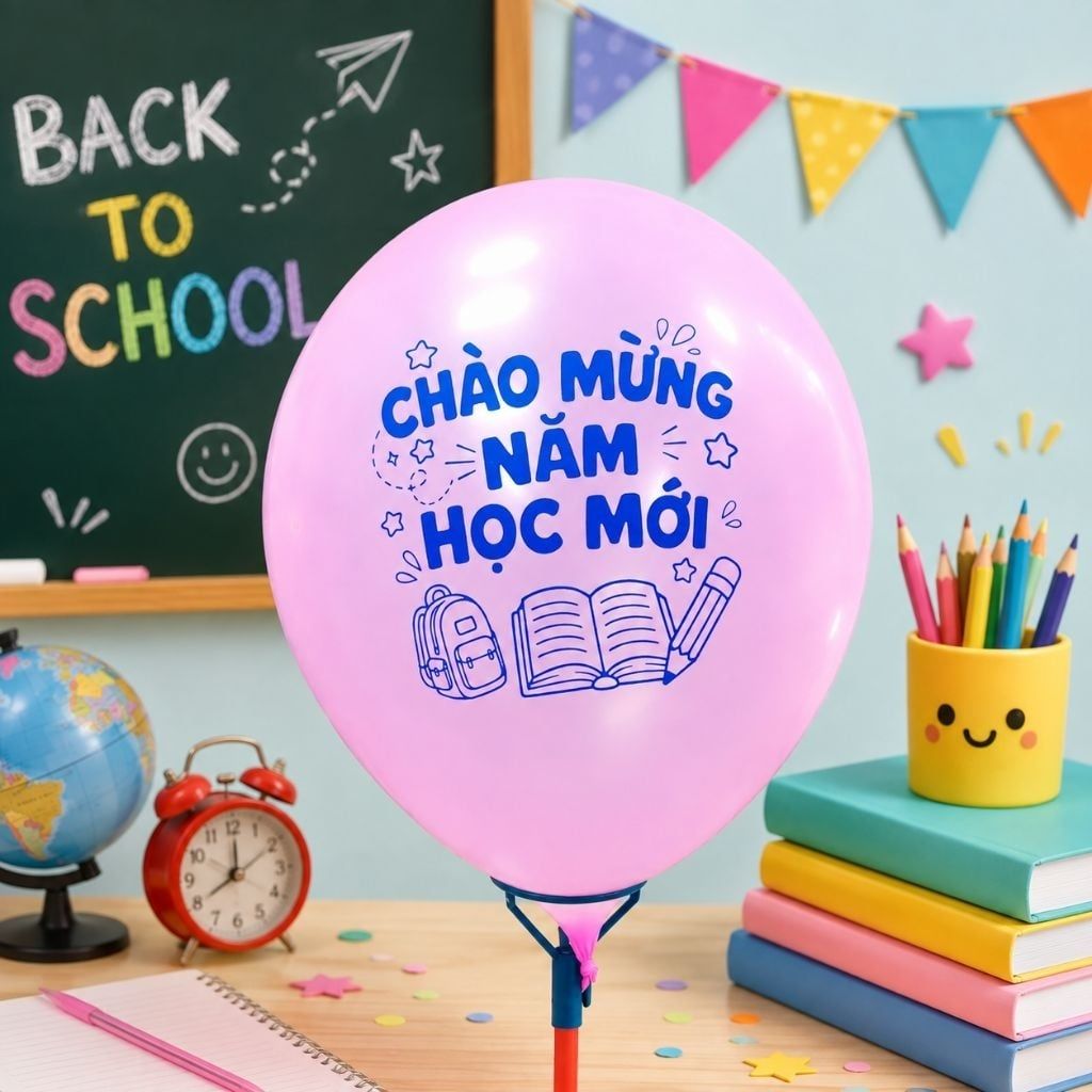  Bóng Bay Khai Giảng In Chữ Back To School Dày Dặn Giá Tốt | [Bong Bóng Thanh Dung] 