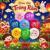  Bong Bóng Bay Tròn Trung Thu, Trang Trí Tết Thiếu Nhi, Sự Kiện Trăng Rằm. Loại Dày tốt 2,3g. 