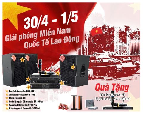 COMBO LOA 4ACOUSTIC PCS-X12 – GIẢI PHÁP ÂM THANH CHUYÊN NGHIỆP CHO MỌI KHÔNG GIAN
