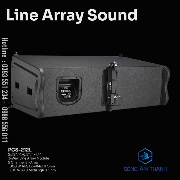 Loa Line Array 4Acoustic PCS 212L