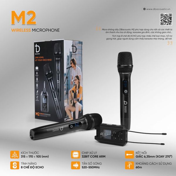 Micro di động dBacoustic M2